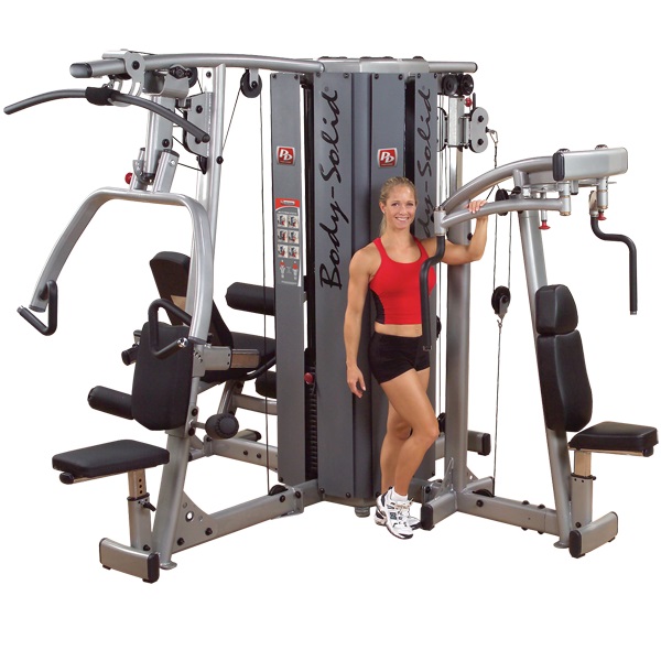 FitnessZone Body Solid Pro Dual Multi Stack Gym System DGYM